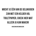 Mocht je één van de gelukkigen zijn met een kelder vol toiletpapier, check hier wat alleen jij kan maken!