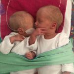 Met 32 weken werd onze tweeling geboren, we zaten ruim een maand in het ziekenhuis