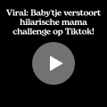 Viral: Baby’tje verstoort hilarische mama challenge op Tiktok!