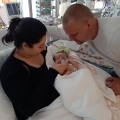 Nora-Soraya lag direct na de geboorte op de reanimatietafel